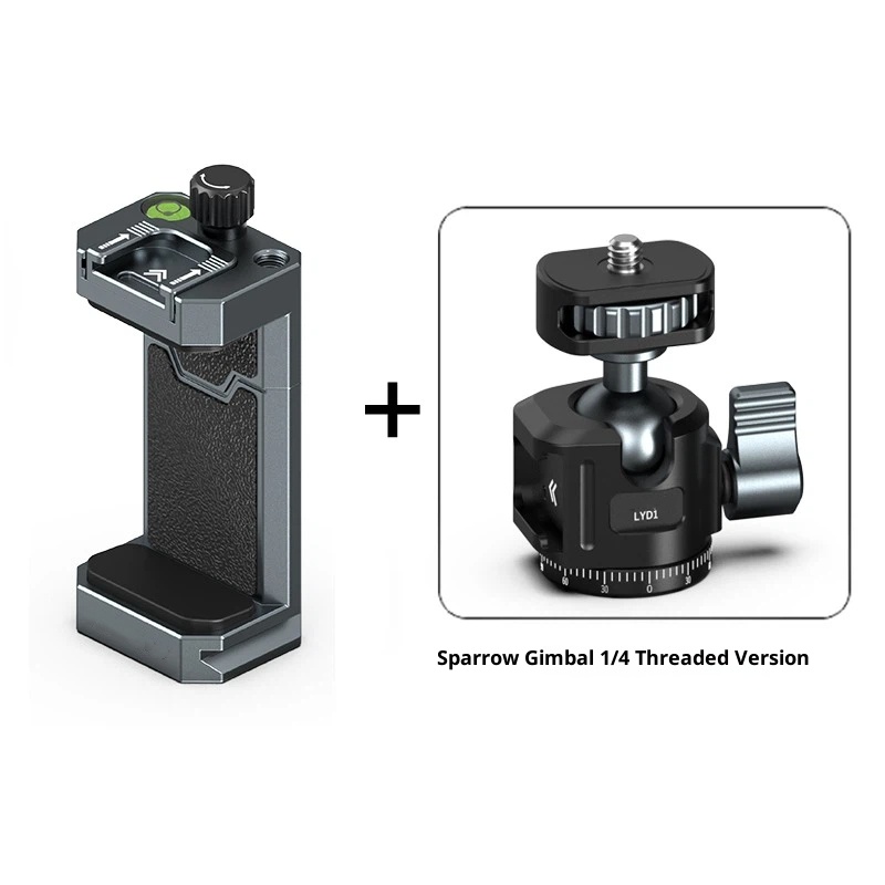 Metal phone holder tripod PTZ universal photography video live broadcast fixed bracket accessory vlog Douyin video selfie new multi-function aluminum alloy clip