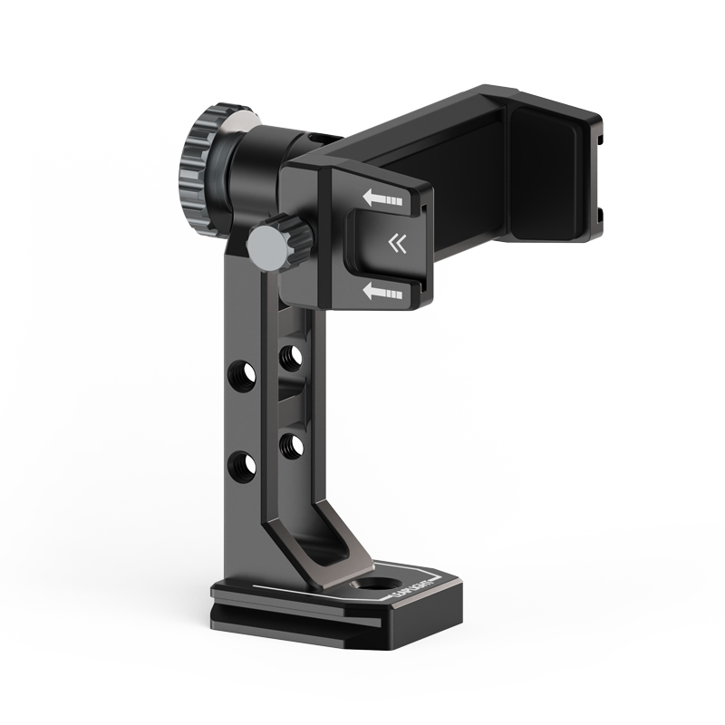 Metal rotating phone holder horizontal and vertical tripod universal clip live universal desktop bracket aluminum alloy PTZ aka clamp pedestal compatible with Dajiang stabilizer