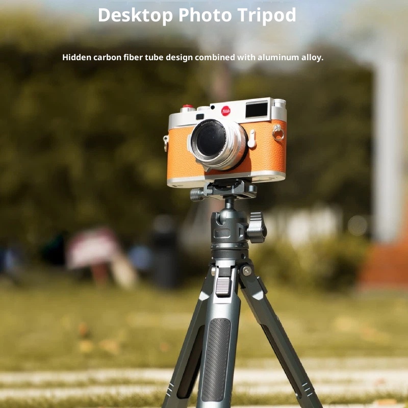 MINI carbon fiber tripod interchangeable lens digital camera SLR photography video desktop live streaming floor climbing concert outdoor VLOG Portable Telescopic Tripod