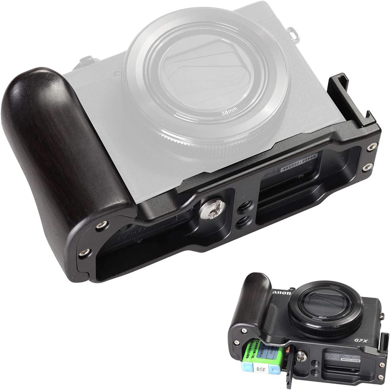 G7XMarkIII Grip Quick mounting Plate Promote Traction Protect Camera no Suffer Abrasion for Canon PowerShot G7XMarkIII